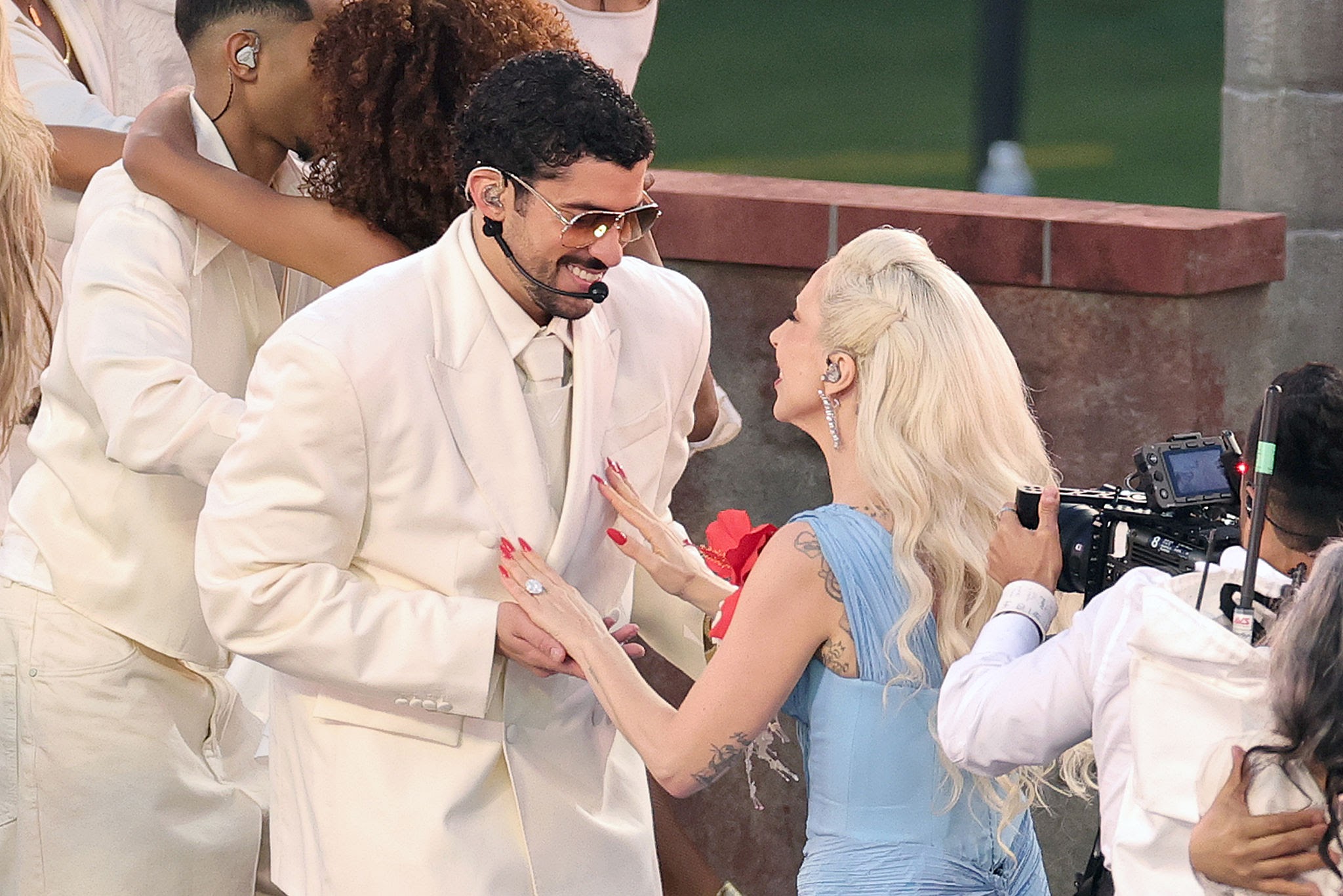 Halftime show artist close-up